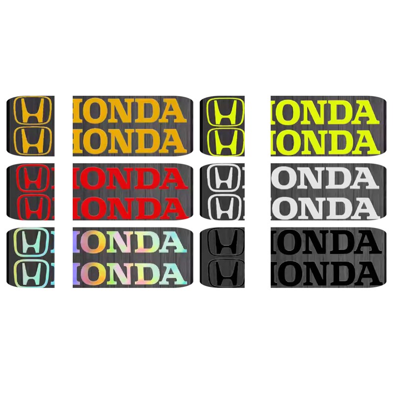 Sticker For wing mark honda autobike Transfer type with reflection Motorcycle Custom Black Red Gold Silver Hot Sale code88-image-1096700356