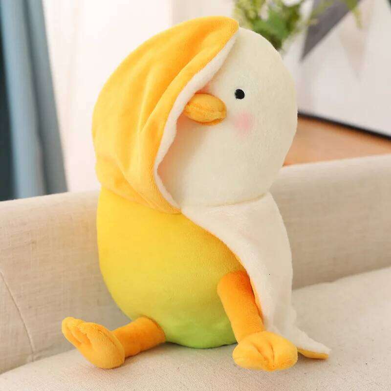 Creative design plush doll mango creative children's day gift duck pillow W260306-image-1096690678
