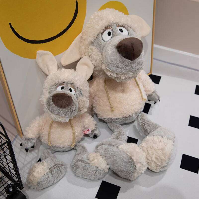 2Size New Camouflaged Plush Toy Sheepskin Muppets Sleep Pillow Wolf Doll In Sheep's Clothing Xmas Birthday Gifts W260306-image-1096684788