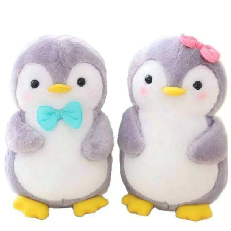 Creative Cudding Fruit Stuffed Cute Couple Penguin Plush Doll Toy Home Decor Toys Birthday Present W260306-image-1096685952