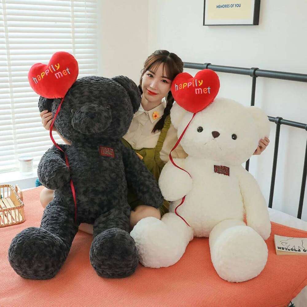 1pc 37cm/14.56in Love confession plush toy Valentine's Day gift engagement bear pillow souvenir romantic home W260306-image-1096685642