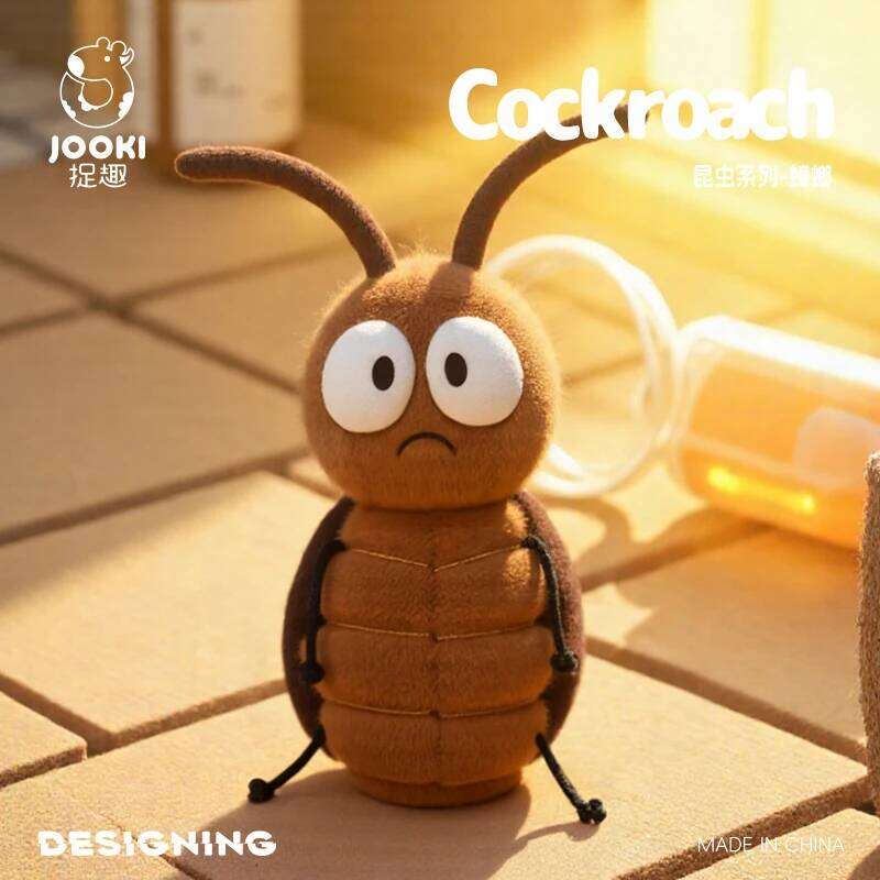 Cute Cockroach Plush Toy-Ultra Soft Squishy Stuffed Insect Adorable Kawaii Bug Plushie Unique Funny Gift for Entomology Lovers W260306-image-1096687434