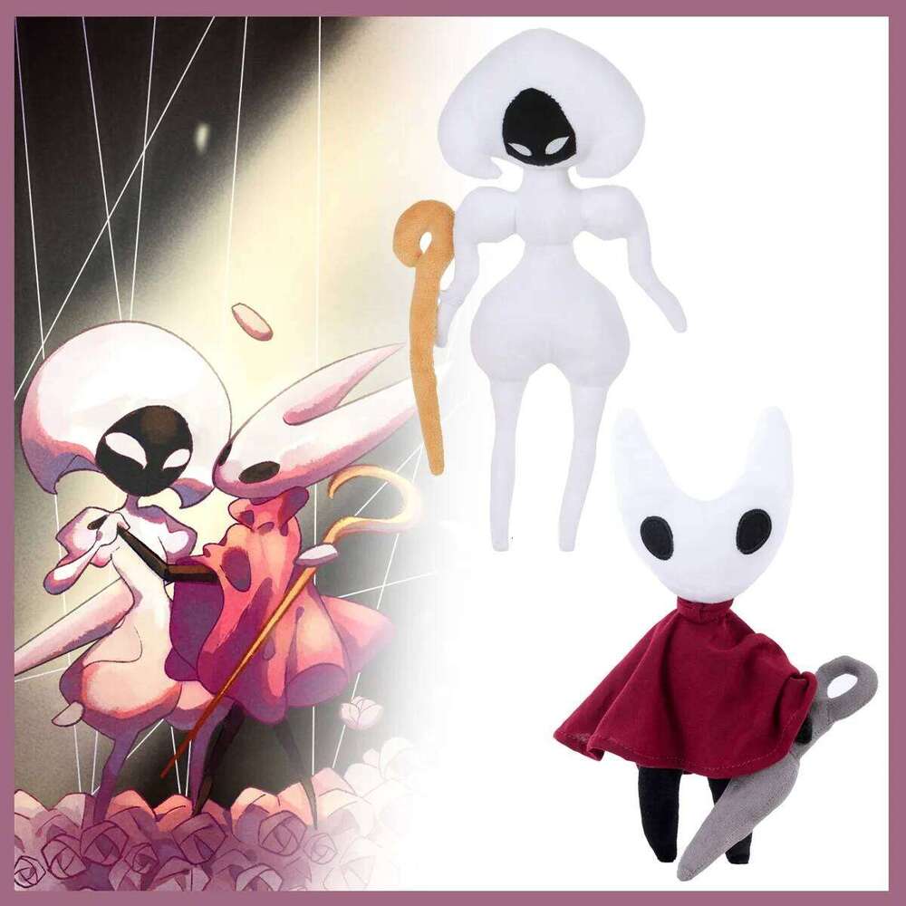 Kawaii Stuffed Hollow Knight Silksong Plush Toy Hornet Lace Doll for Game Fans Kids Birthday Xmas Gift Home Dec W260306-image-1096694478