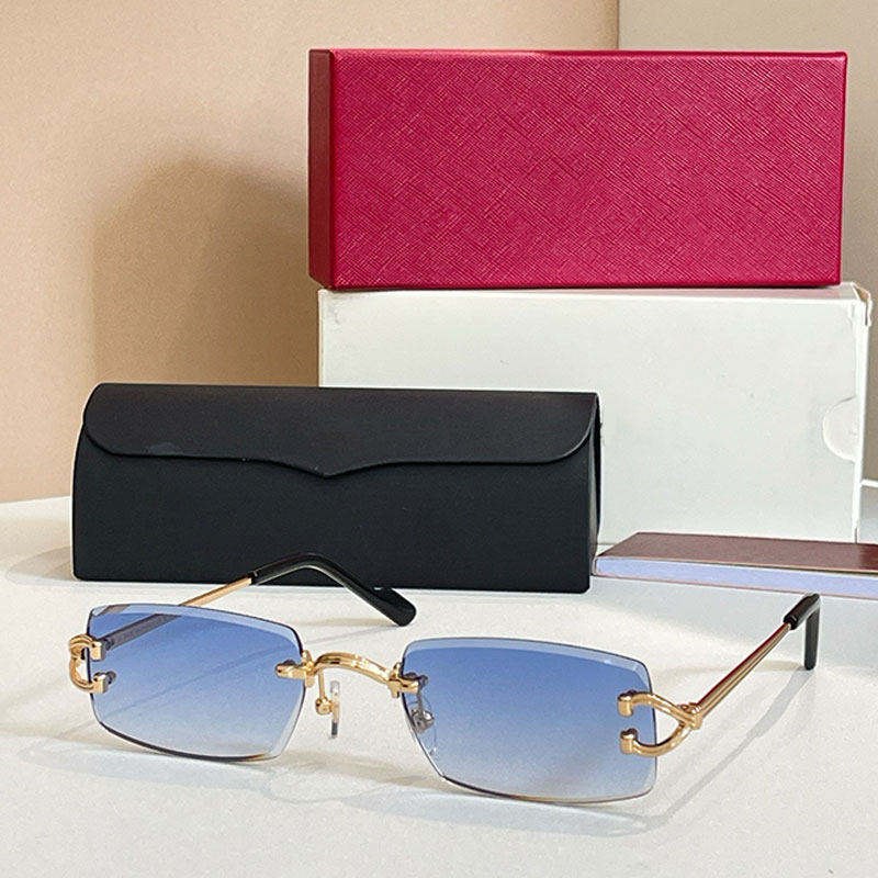 2026SS Designer Womens Square Sunglasses CT0550S Popular Designer Men Party Glasses UV Protection Double C Metal Frame Acetate Style Glasses Bring o