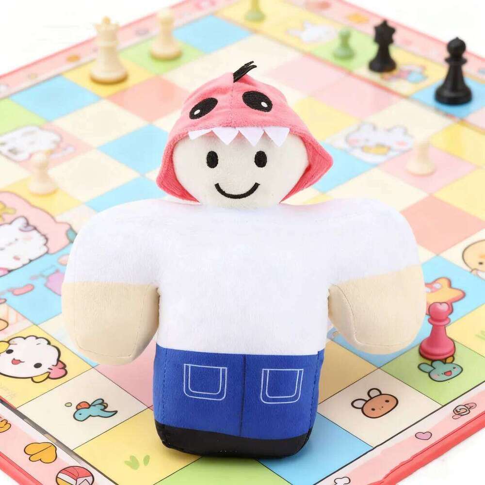 Kawai Steal a Brainrot Sammy Jandel Plush Anime Game Stuffed Toy Cute Hooded Square Man Birthday Christmas Gift for Kids and Fan W260306-image-1096694607