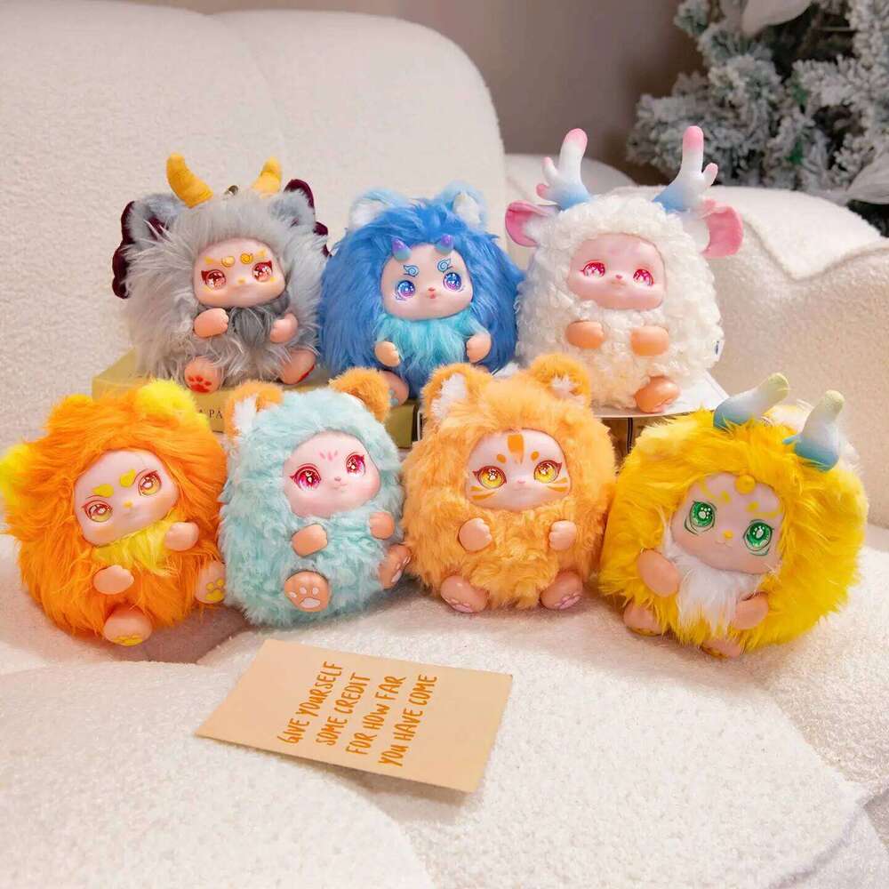 20cm Cute Dinosaurs Vinyl Face Plush Toys Soft Creative Surprise Gifts Colorful Dolls Popular Toy for Kids Monster Gift W260306-image-1096685121