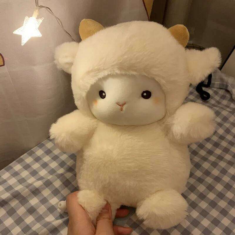 1pc 23cm/9.05in Cute polk lamb wholesale grab doll valentine's day birthday gift for girls plush toys W260306-image-1096695391