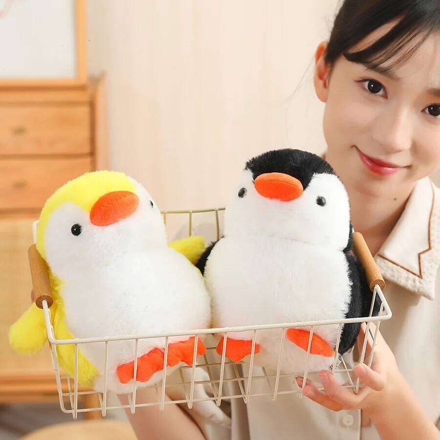 Cute Penguin Brother Plush Pillow Stuffed Toy Children's Sleeping Companion Doll Birthday Gift W260306-image-1096697336