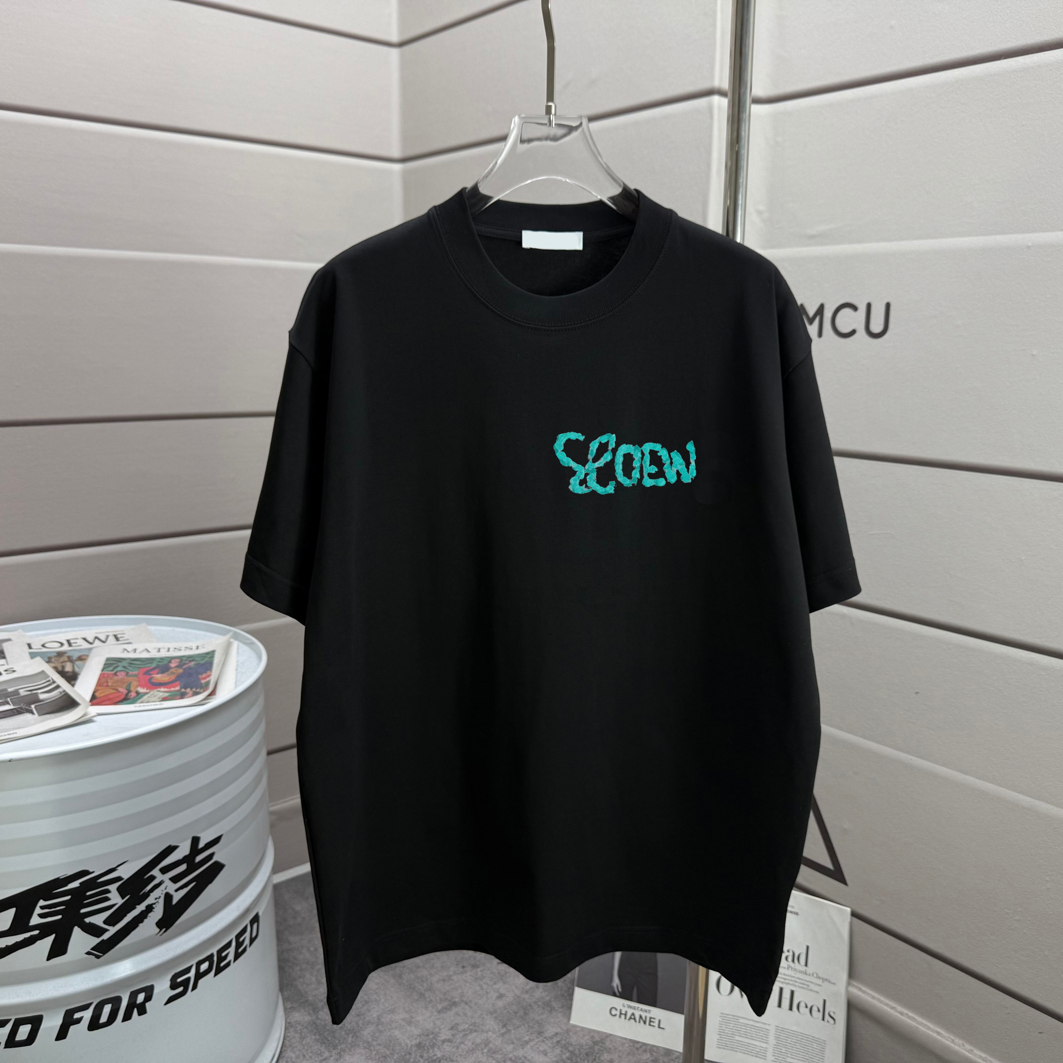Men's Plus Tees & Polos Round neck embroidered and printed polar style summer wear with street pure cotton 55344676