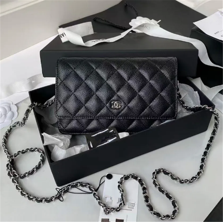 Designer bag Luxury bag Caviar single shoulder bag designer bag Fashion crossbody bag High quality style Diamond mesh cowhide makeup handbag card ho