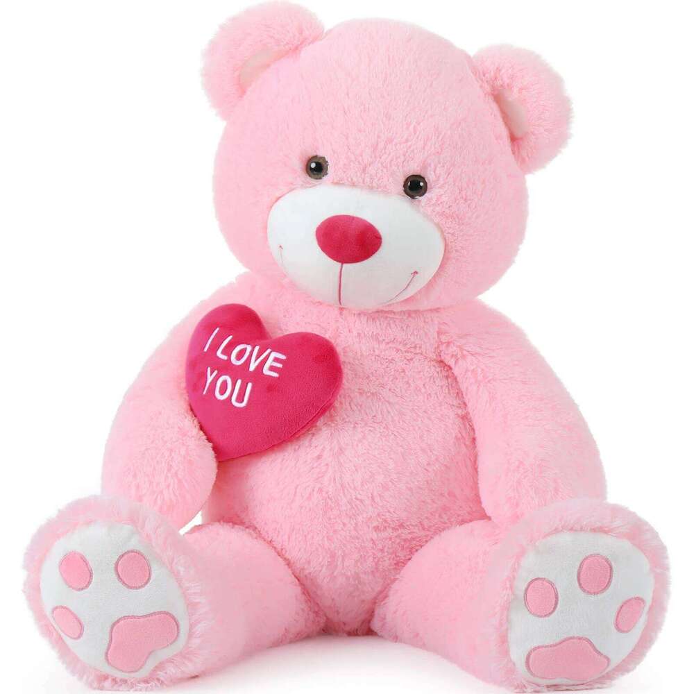 MaoGoLan Big with I Love You Red Heart, 36" Cuddly Large Teddy Bear Gift for Kids,Boyfriend,Girlfriend.Wife W260306-image-1096687272