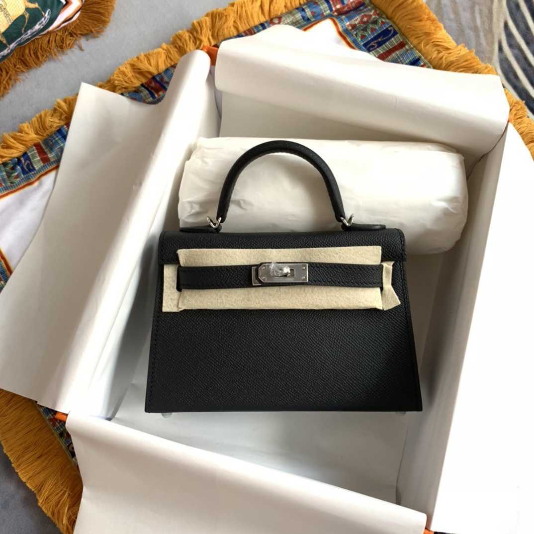 Totes 10A mirror quality women purse Designer Gold Silver metal Handmade Epsom calfskin Luxury Handbag classic fashion togo leather Crossbody Bag-image-1107453776