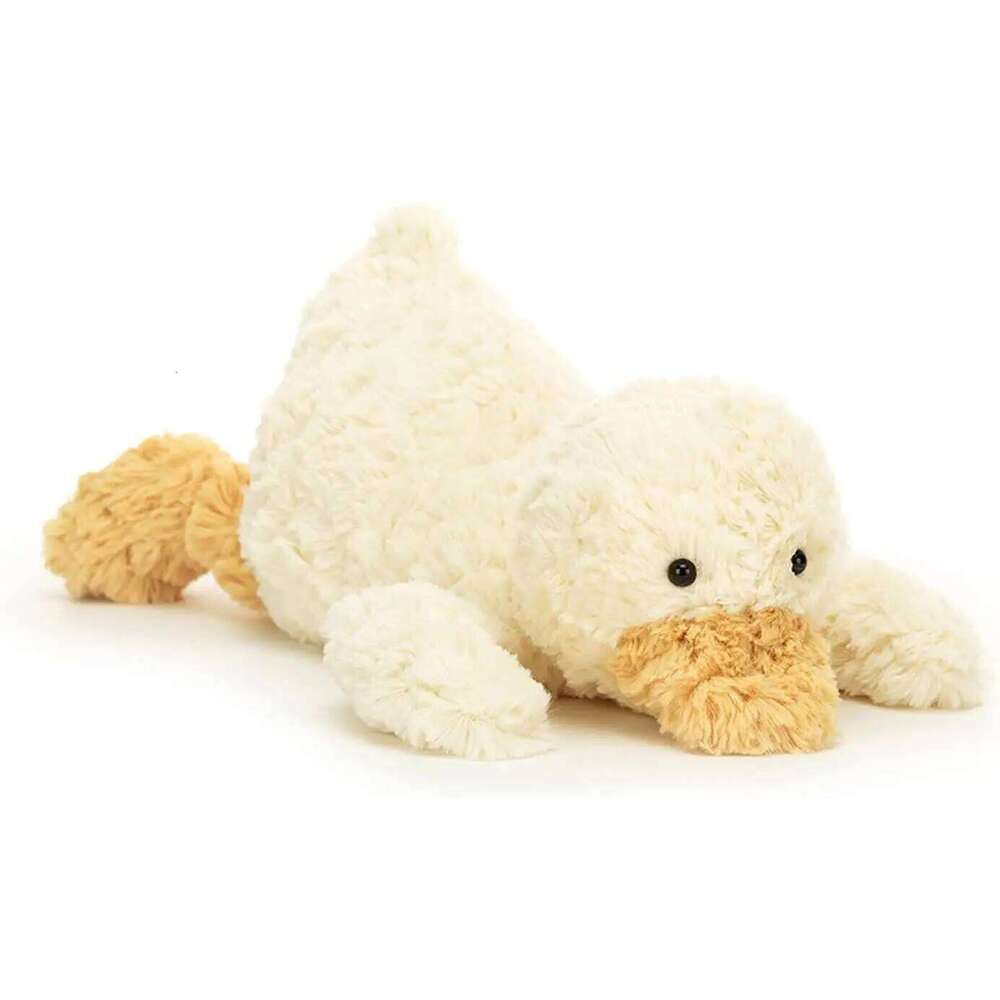 Duck Stuffed Animal, Medium 14 inches- Ducks and Ducklings Plush Toy - Classic Children's Gift W260306-image-1096685802