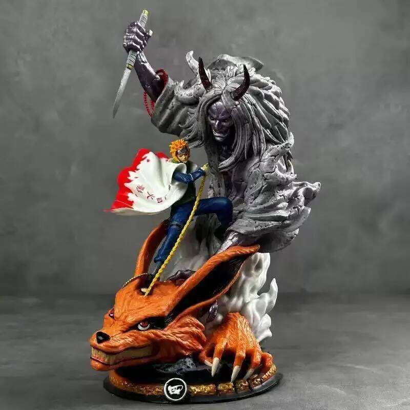 Anime Naruto Action Figure 22cm Namikaze Minato Figurine Yondaime Hokage Statue Pvc Model Collection Doll Toys Gift C260309-image-1096839776