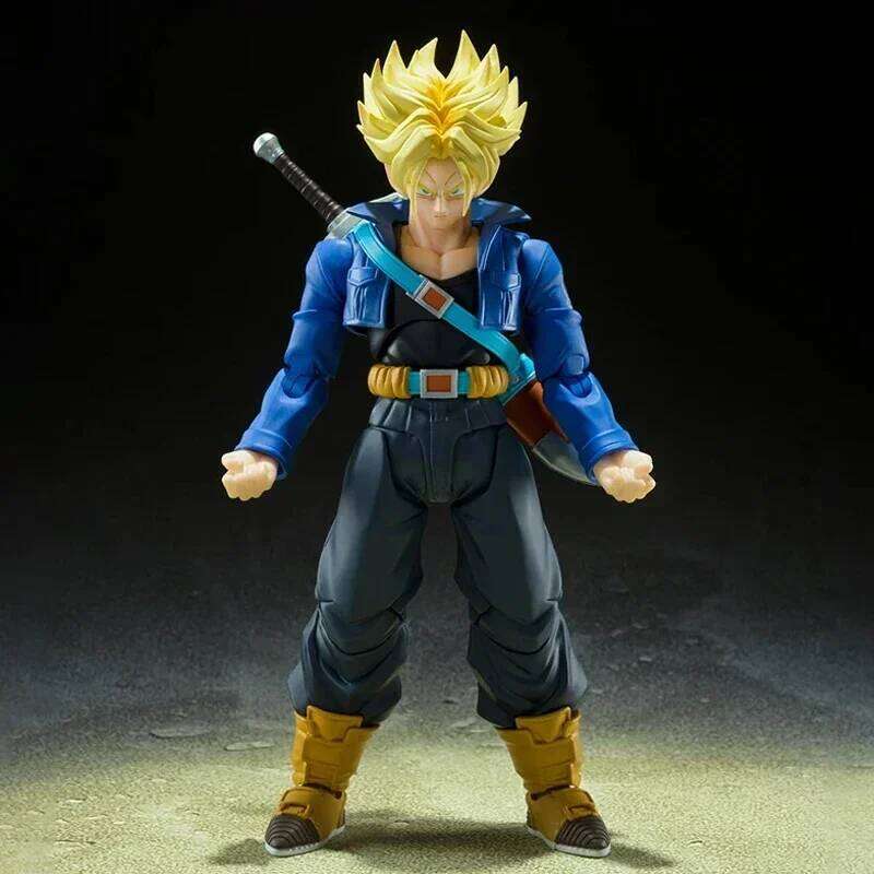 Shfiguarts Dragon Ball Anime Figures SHF Trunks Boy From Future Collection Model Action Figure Toys Child's Gifts C260309-image-1096833884
