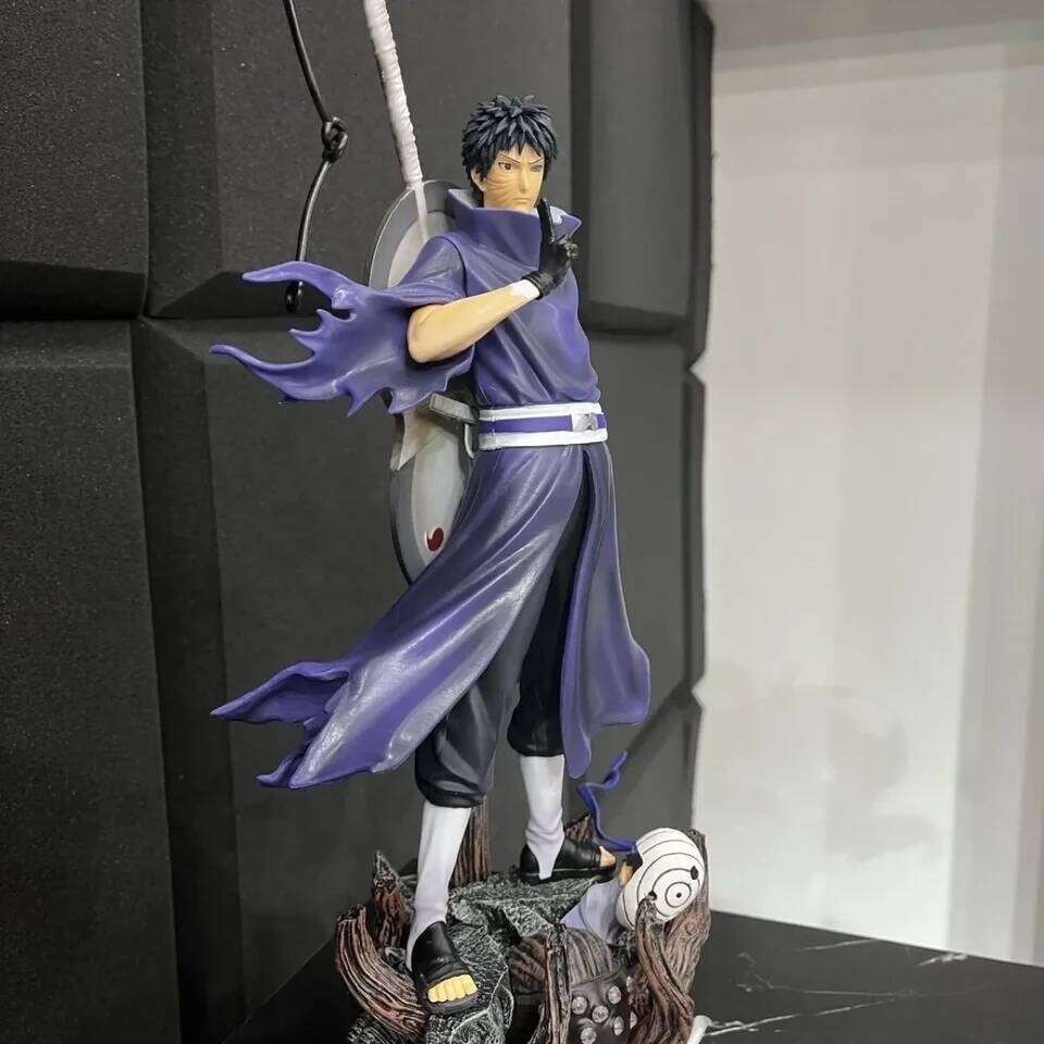New Product Naruto Figurine Standing Posture Giant Wave Uchiha Dual Head Anime Model Desktop Decoration Christmas Gift C260309-image-1096841572
