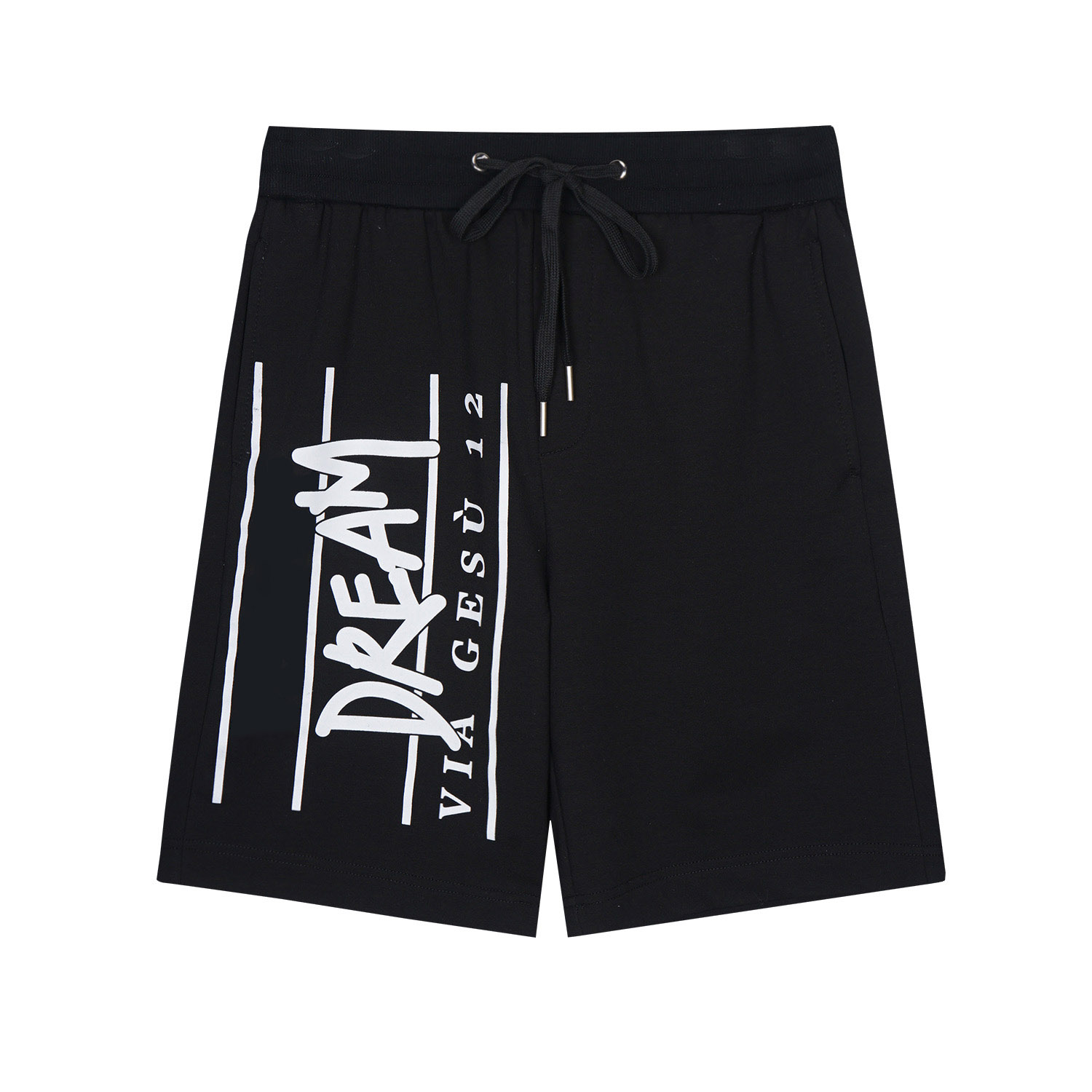 Loose Mens Shorts Solid Color fashion Letter Track Pant Casual Couples Joggers Pants High Street Shorts for Man Short Womens Hip Hop Streetwear S-image-863757795