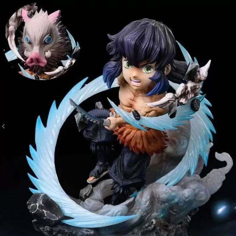 8-11cm Demon Slayer Hashibira Inosuke G5 Anime Robot Collectible Action Figure Gift C260309-image-1096844918