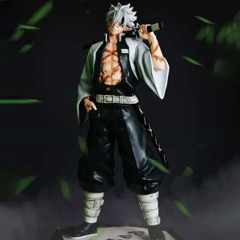 Demon Slayer 30cm Anime Figure Gk Cheng Shinazugawa Sanemi Standing Statue Animation Peripherals Figures Ornaments Toys Gift C260309-image-1096838546