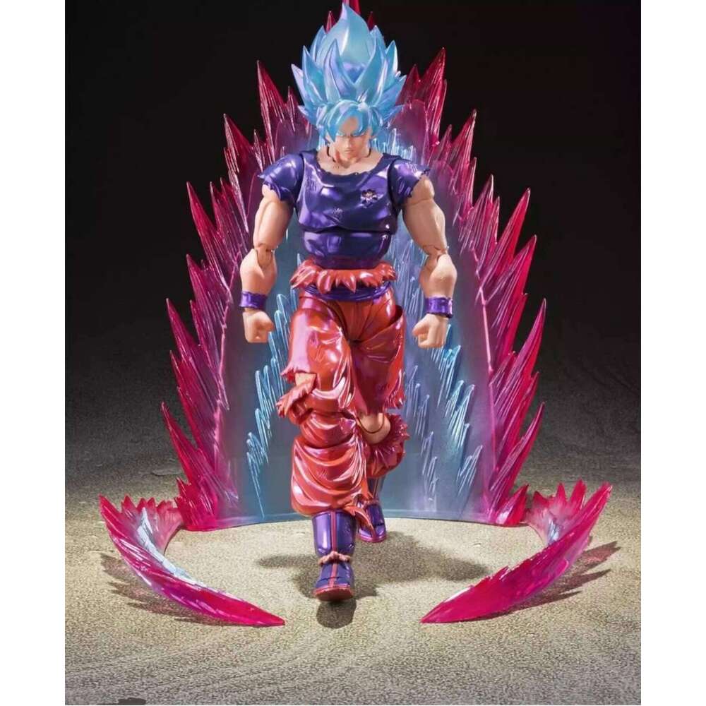Anime Dragon Ball Z SHF kaiouken Blue Son Goku Articulated Action Figure Collectible Toys 17cm C260309-image-1096834658