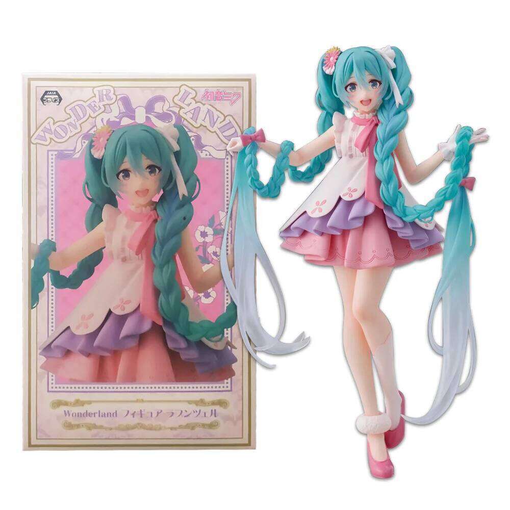 19CM Anime Fairy Tale Wonderland Rapunzel Cute Twin Tails Dress Up Model Toy Gift Collection Action Figure C260309-image-1096842788