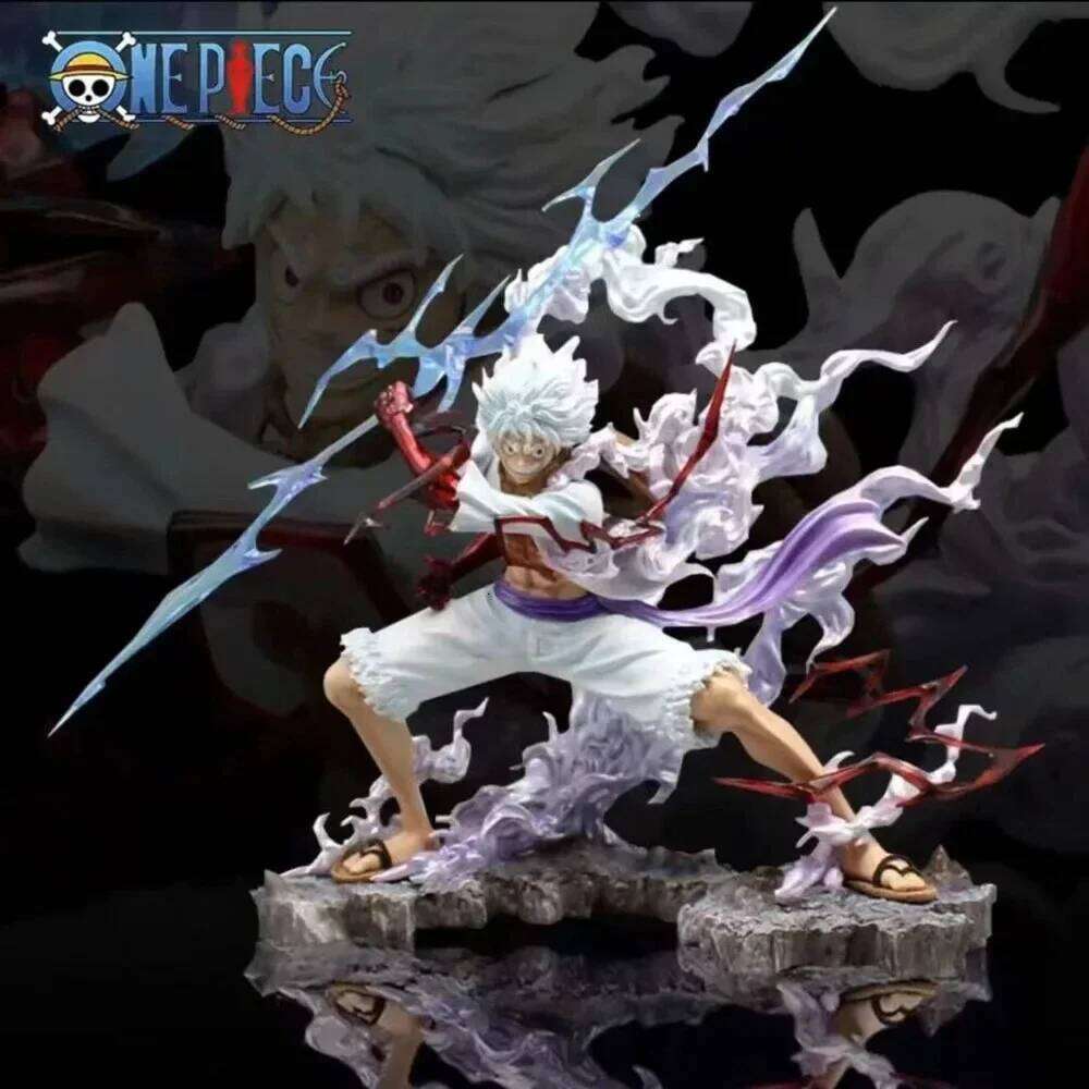 One Piece Anime 28cm, Sun God, Nika Luffy Gear, Version 5, Statue, Action Figure Model, Doll Decoration, Toy Collection C260309-image-1096835451