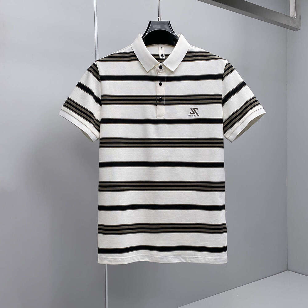 2026 Summer New European Style Turn-Down Collar Short-Sleeve POLO Shirt, Embroidered Versatile Men's T-Shirt, Wholesale For Volume Purchases