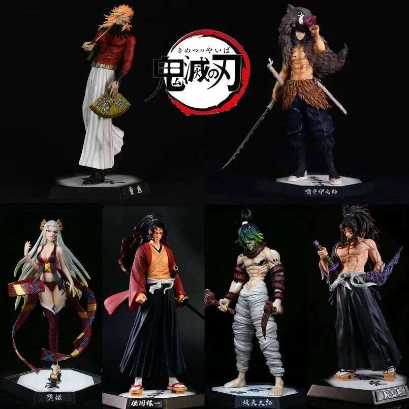 Anime Action Figures Demon Slayer Kimetsu No Yaiba Daki Kokushibo Inosuke Figure Model Toys Gifts For Boys C260309-image-1096844454