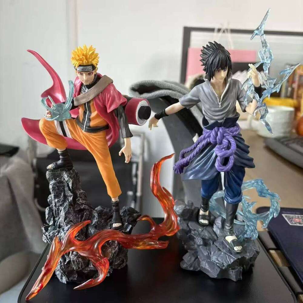 New Anime Naruto Kakashi Action Figure Kawaii Sasuke Itachi Combination Figurine Decoration Collection Model Toy C260309-image-1096841540