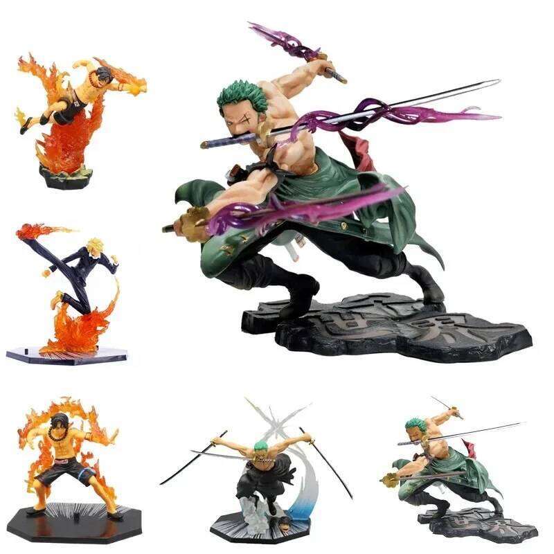 One Piece Action Figure Roronoa Zoro Three-Blade Sa-Maximum Manga Anime Figures Statue Collection Model Toys For Children C260309-image-1096844372