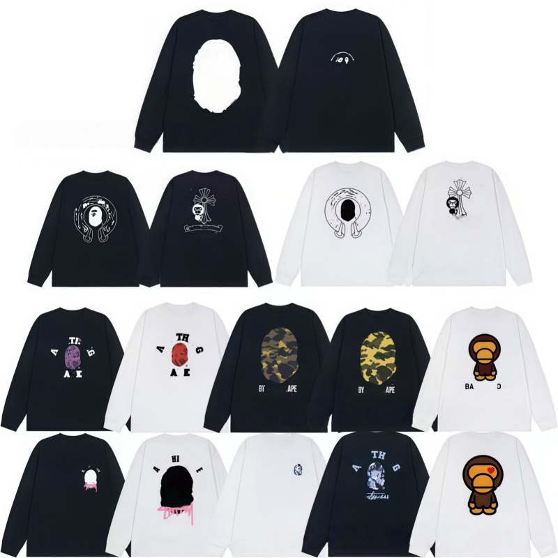 Designer de luxe Mens Sweat à capuche Crewneck Sweats à capuche pour hommes Hommes Sweatshirts Pull Coton Tendance Imprimer Un bain Ap Casual Swe