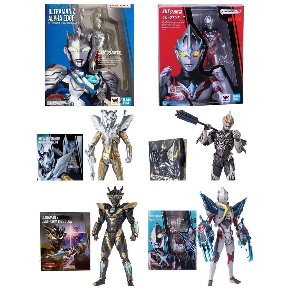 Bandai Kit Anime Figures SHF Ultraman Z Alpha Edge Action Collection Model Ornaments Figure C260309-image-1096842866