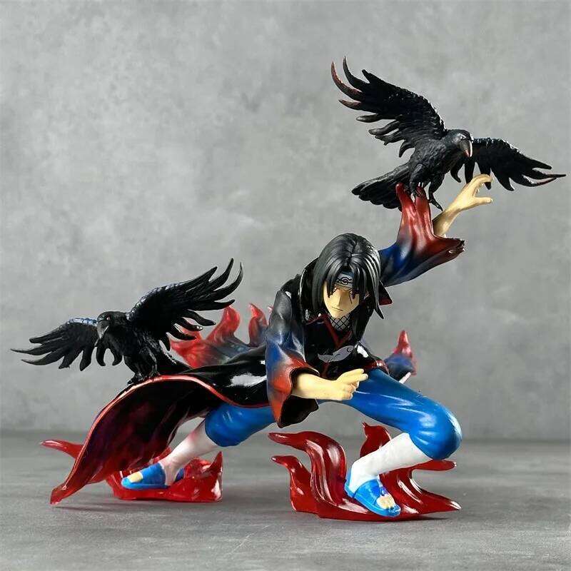 Naruto Anime Subduction Uchiha Action Figure Raven Itachi PVC Model Collection Toys for Kids Gift C260309-image-1096843973