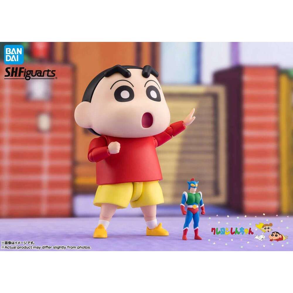 Bandai S.H.Figuarts Shinnosuke Nohara Crayon Shin-chan PVC Figure Highly Detailed Collectible Model Toy Gift C260309-image-1096843128