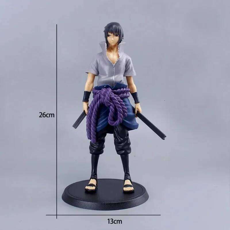 Animated Uchiha Itachi Sasuke Pain Kakashi Naruto Shippuden action character set model children's toy gift C260309-image-1096841683