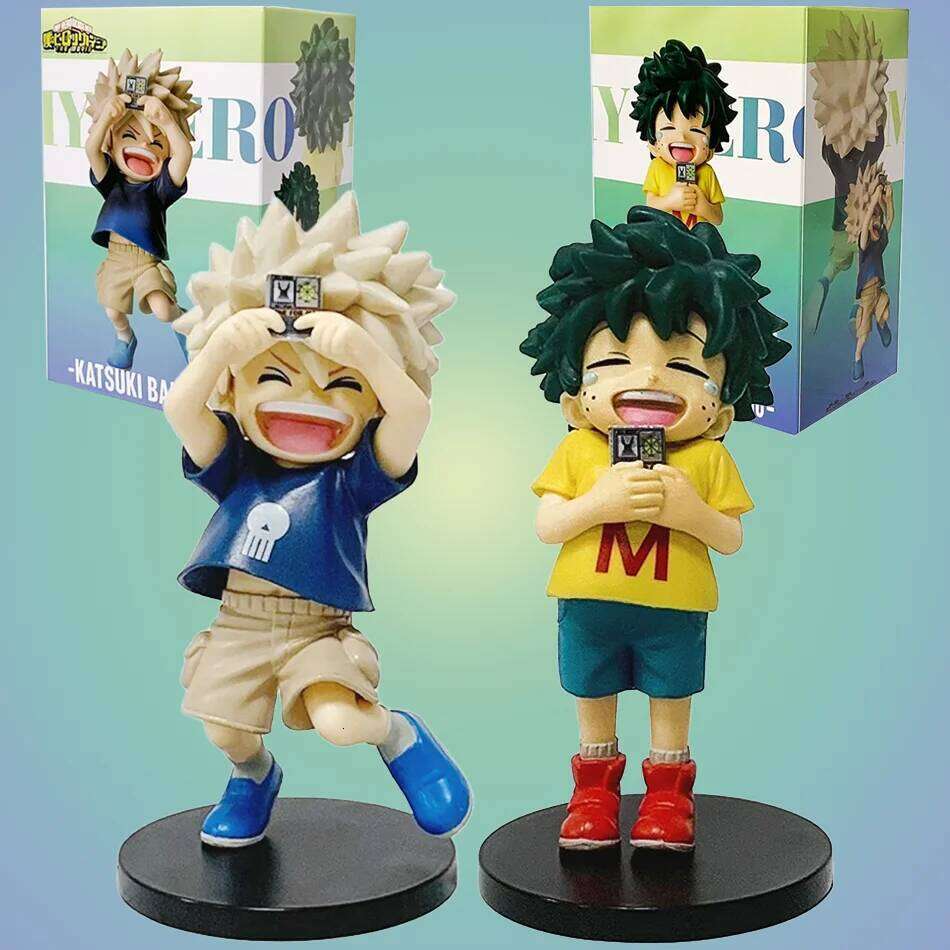 NEW 11cm Action Figures Midoriya Izuku Bakugou Katsuki Childhood Anime Series Figure PVC Collection Model Toys Decor Gifts C260309-image-1096835449