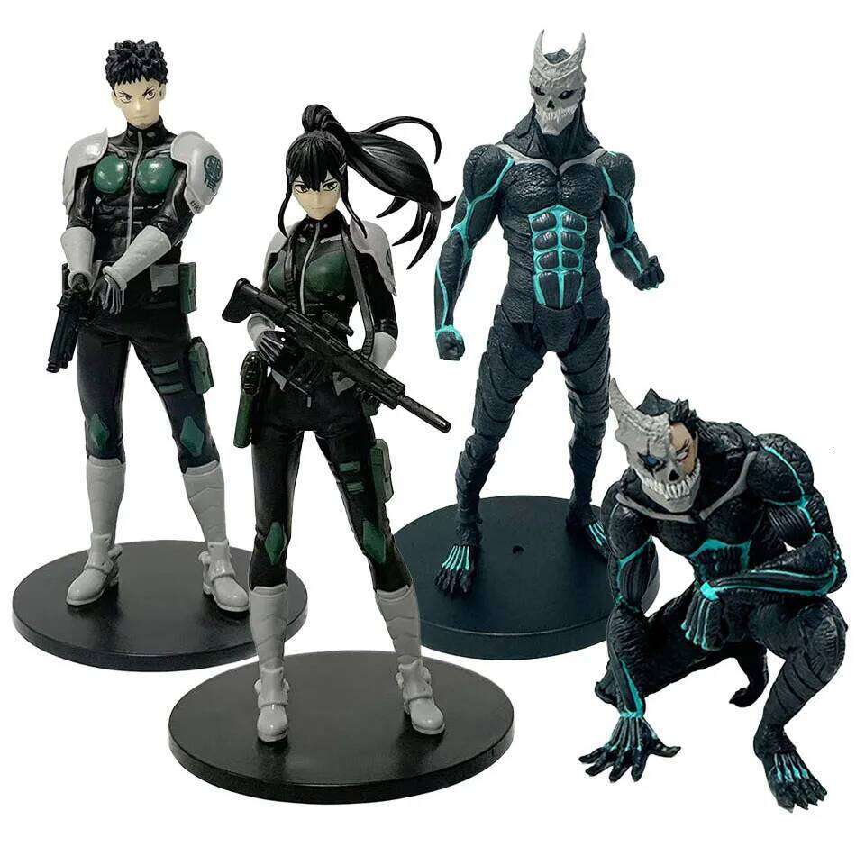 Hot 21cm Kaiju Number Eight Figure Kafka Hibino Stands Monster Form No. 8 Anime Decoration Model Ornaments C260309-image-1096839610