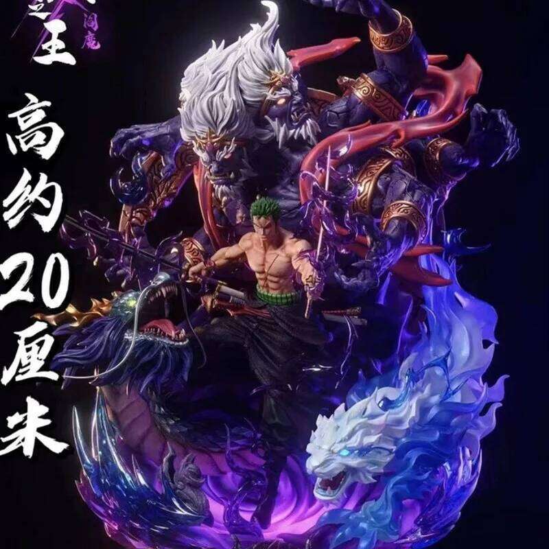 One Piece Anime Figure Lx Sauron Hand-Made King Hell Yan Mo Luo Noah Model Statue Decoration Home Accessories Christmas Gift C260309-image-1096842796