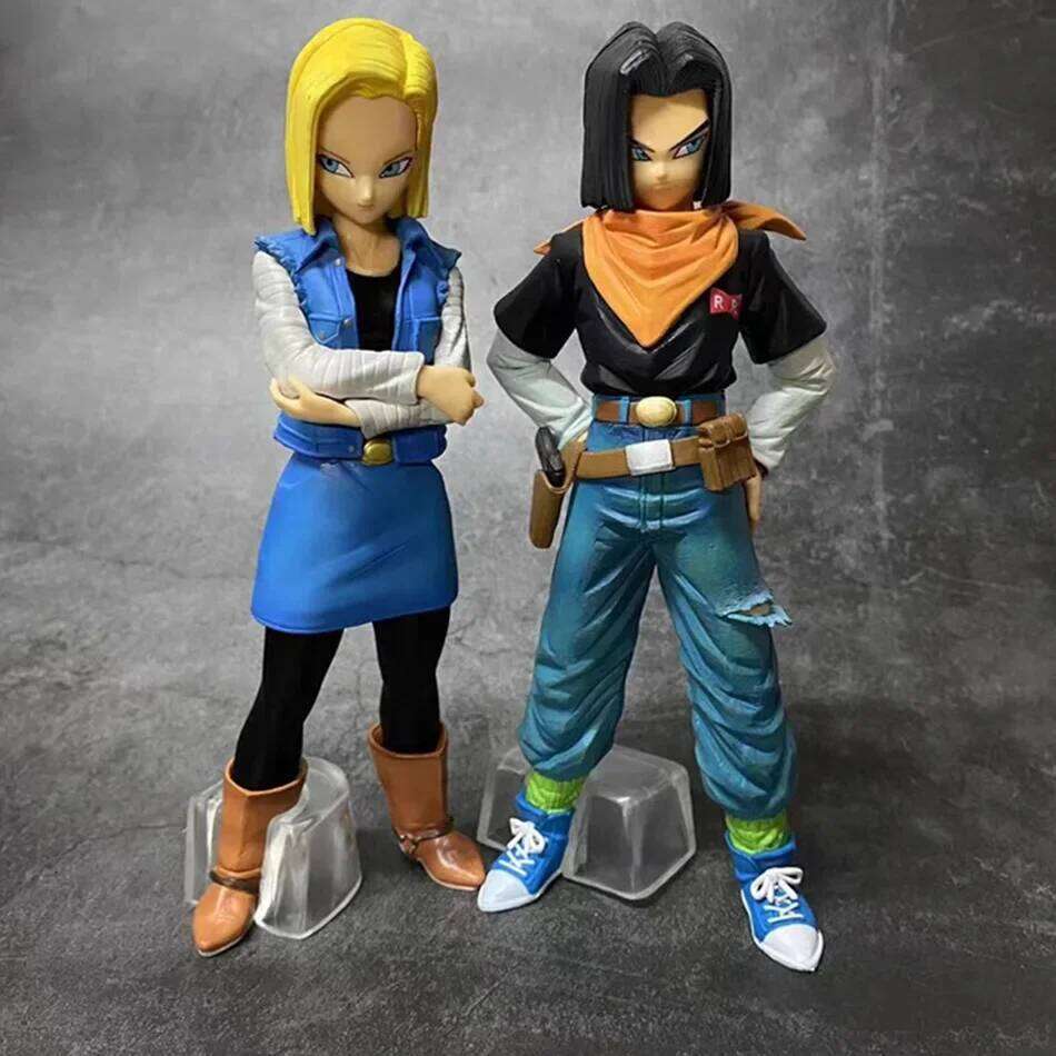 Bandai Anime Dragon Ball Z 17 Figure Android 18 PVC Action Figures Collection Model Toys for Children Christmas Gifts C260309-image-1096838696