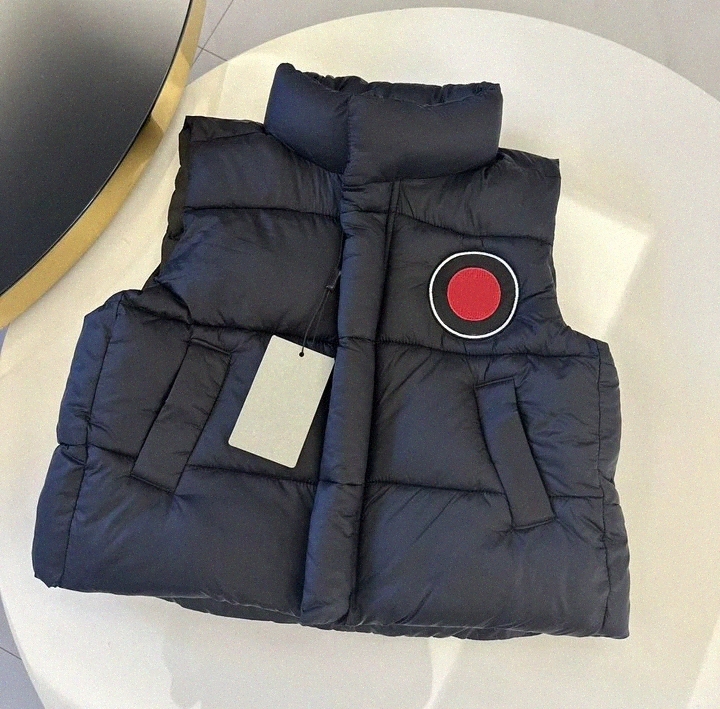 designer Waistcoat kids vest coats toddlers Jackets clothes Baby children kids winter boys girls youth outdoor Warm Black coat 16TQ#-image-1096830917