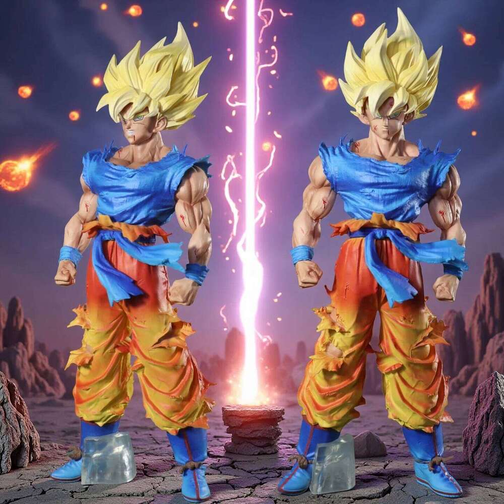 27cm Double headed in Dragon Ball Z Figure Super Saiyan Son Goku Action Figures Pvc Statue Collection Model Gift Toys C260309-image-1096835331