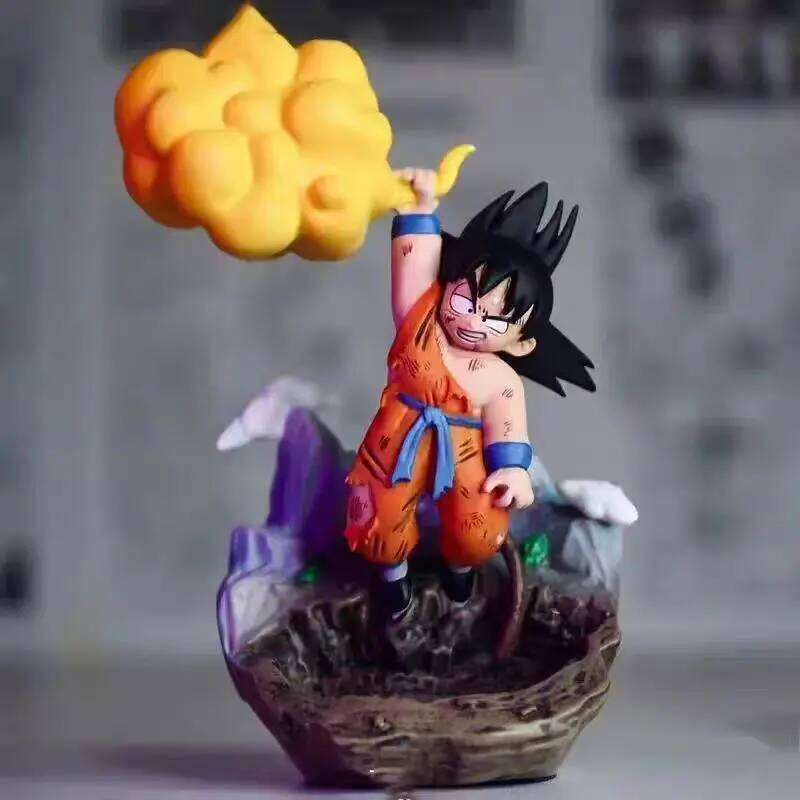 Anime Dragon Ball Z Cloud Goku Kids Krillin Shark Egg Buu Gotenks Trunks Action Figures Babidi Q version PVC Model Toys C260309-image-1096841867