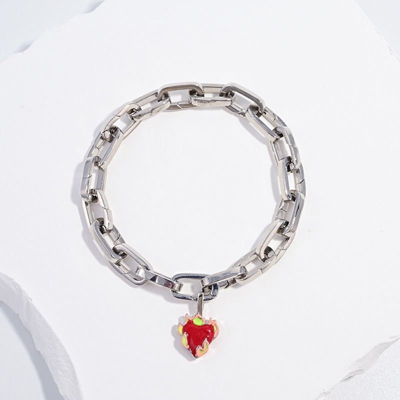 Poubel Charms jewelry woman designer heart Cute Cartoon Splicing Spring Buckle Poubel Bracelet DIY Bracelet Necklace Charm Accessories Materials fac