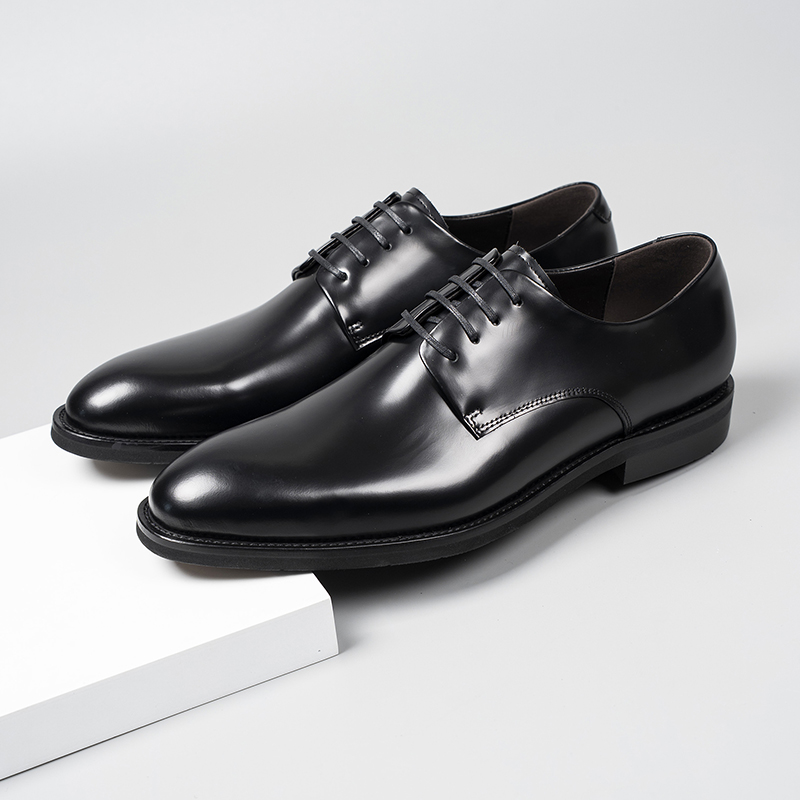 Chaussures Derby en cuir pour hommes, légères, faites à la main, Surface brillante, bracelet en perles, Style britannique, nouvelle collection