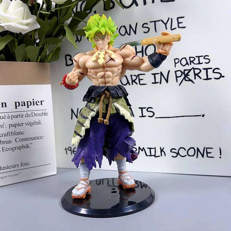 Dragon Ball ZLK Samurai Son Goku Broly Super Saiyan PVC Action Figures Anime Figure Model Toys Collection Doll Ornaments Gift C260309-image-1096843425