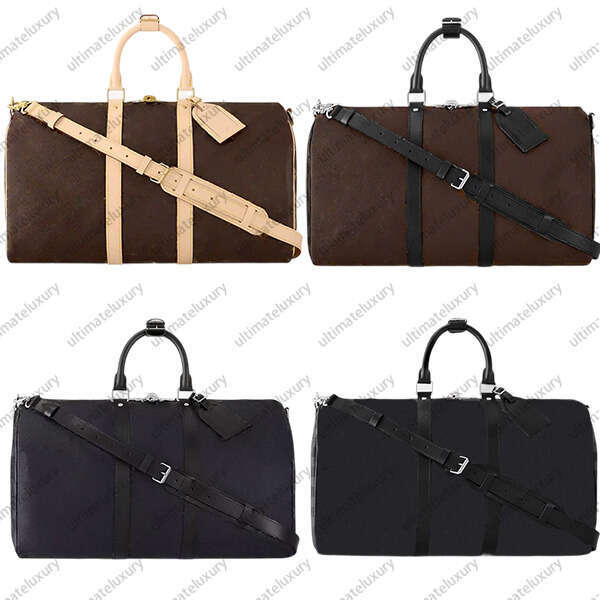 TOP Quality Fashion Casual Designer Bag Crossbody Men Women Travel Handle Bags Handbag Large Capacity Barrel Shoulder Bag Shaped Bag Keepall Band-image-1075877094