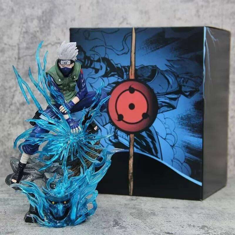 24cm New NARUTO Anime Figure Hatake Kakashi Peripheral PVC Model Scene Statue Desktop Decoration Ornaments Birthday Gifts Toys C260309-image-1096837475