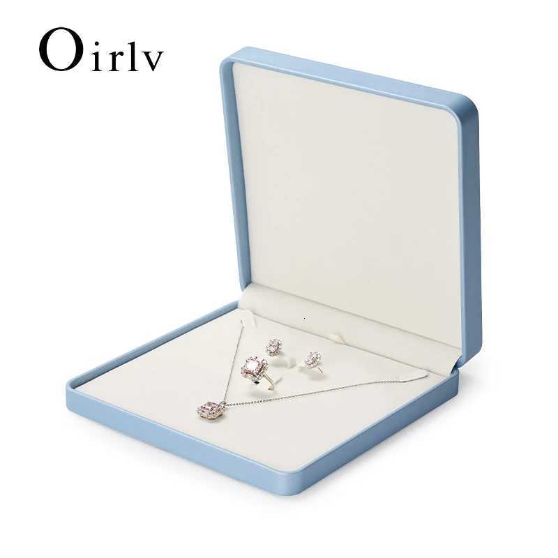 Oirlv Jewelry Box Jewelry Organizer Ring Earrings Necklace Pendant Storage Box Packaging Box Suit Box Large Jewelry Display Case C260309-image-1096801553