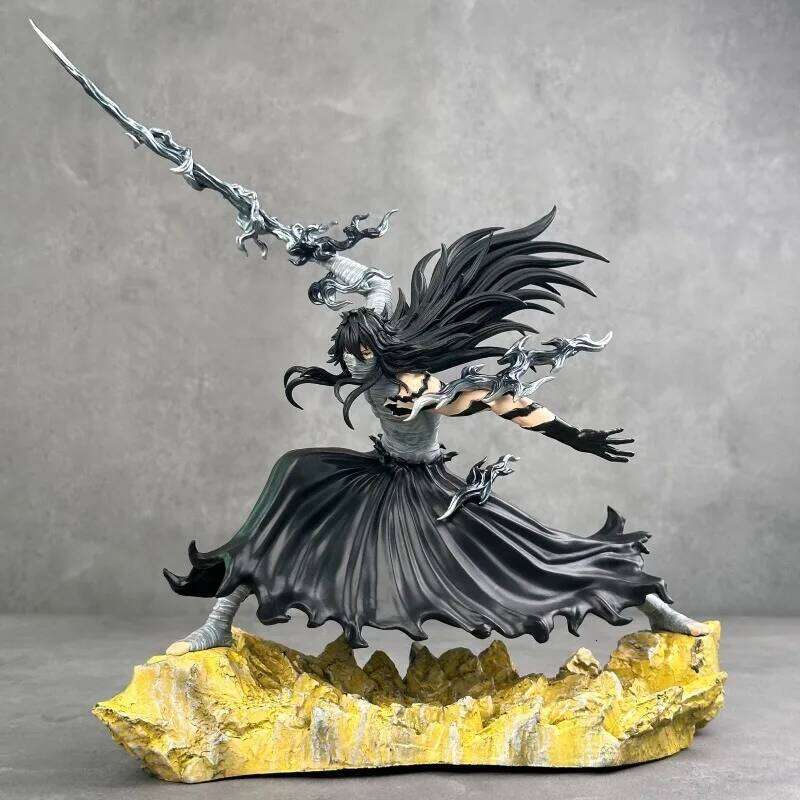 Bleach Anime Ichigo Kurosaki 24cm Moonless Combat Figure Model Statue Collectible Desktop Decor for Boys Gift C260309-image-1096843362