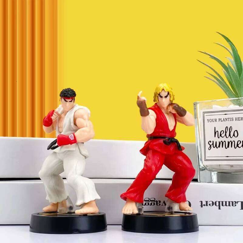 Hot Anime Street Fighter Fighting Game Action Figure Ken Masters Hoshi Ryu PVC Kawaii Toys Dolls Room Decor Birthday Gift C260309-image-1096835142